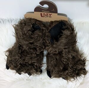 Lazy One Bigfoot Paw Slipper Kids Small 9-11 New With Tags